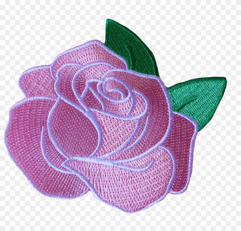 Pink Rose Patch, Flower, Pattern, Plant, Accessories Free Png Download