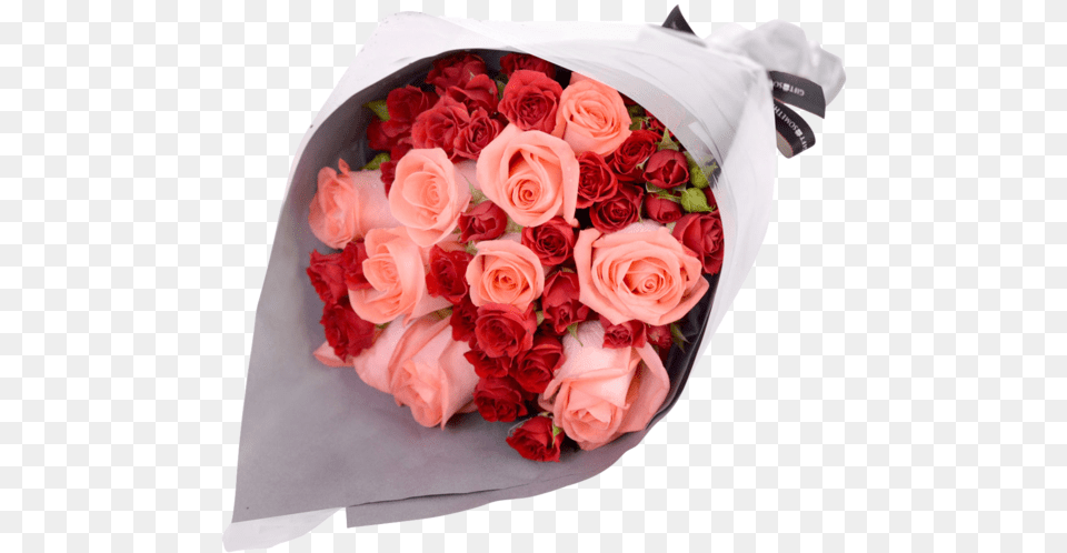 Pink Roses Amp Mini Roses Bouquet Flower, Flower Arrangement, Flower Bouquet, Petal, Plant Free Png