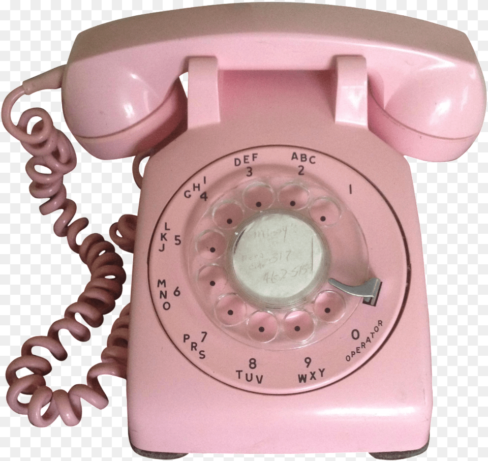 Pink Rotary Dial Phone Pink, Electronics, Dial Telephone, Wristwatch Png