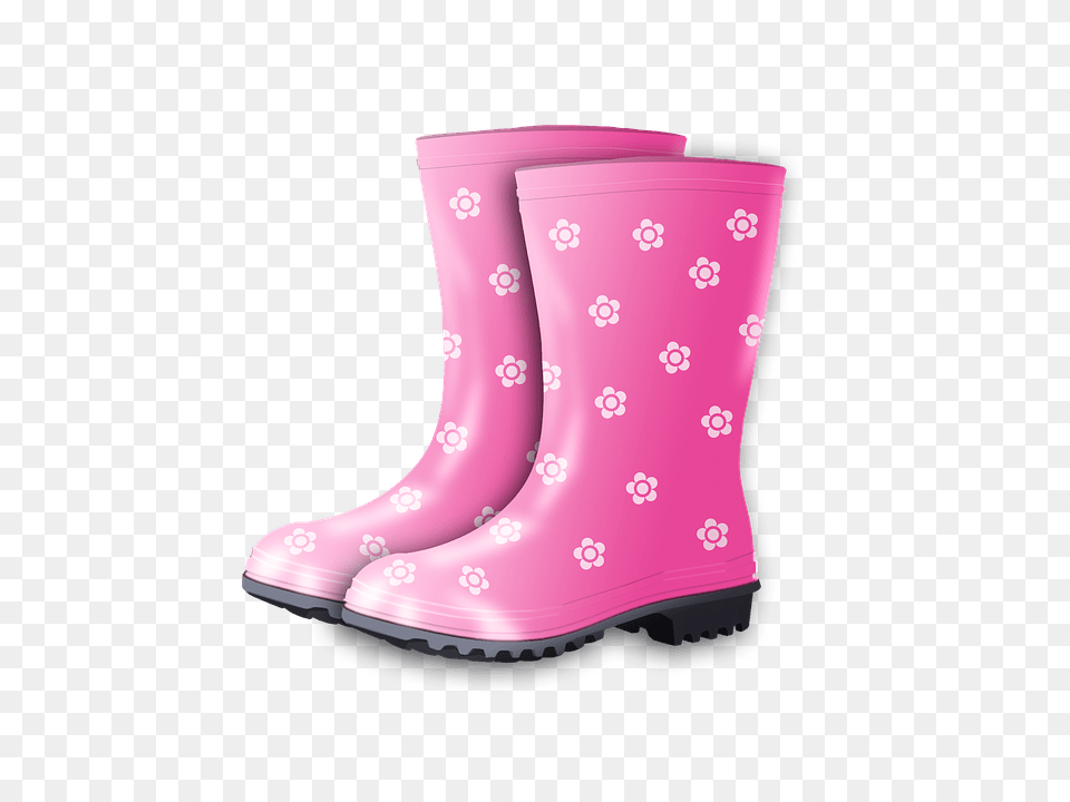 Pink Rubber Boots, Boot, Clothing, Footwear, Shoe Free Png Download