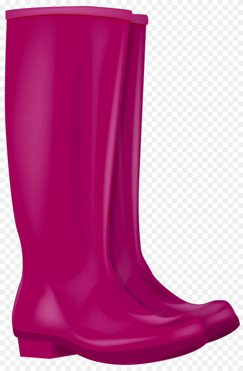 Pink Rubber Boots Clipart, Boot, Clothing, Footwear Png Image