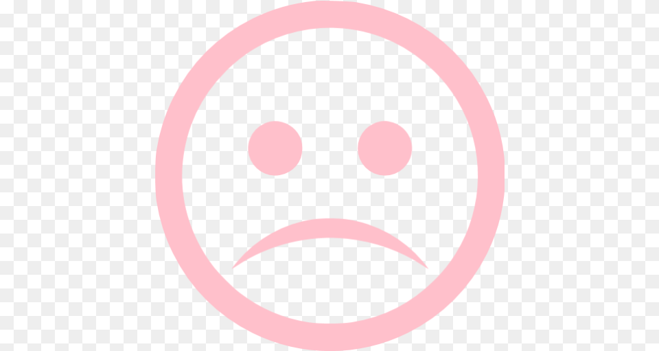 Pink Sad Icon Pink Emoticon Icons, Logo, Astronomy, Moon, Nature Free Png Download