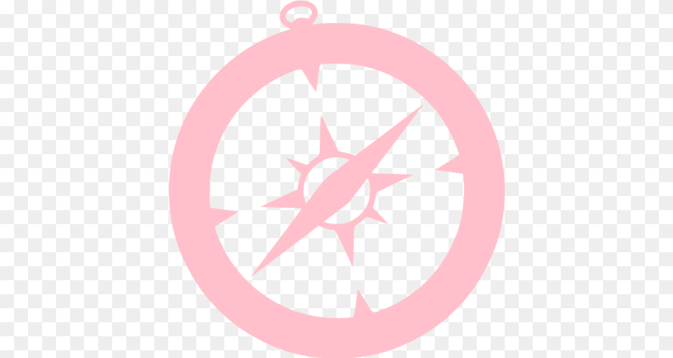 Pink Safari 2 Icon Pink Browser Icons Light Pink Safari Logo, Ammunition, Grenade, Weapon, Compass Free Png Download