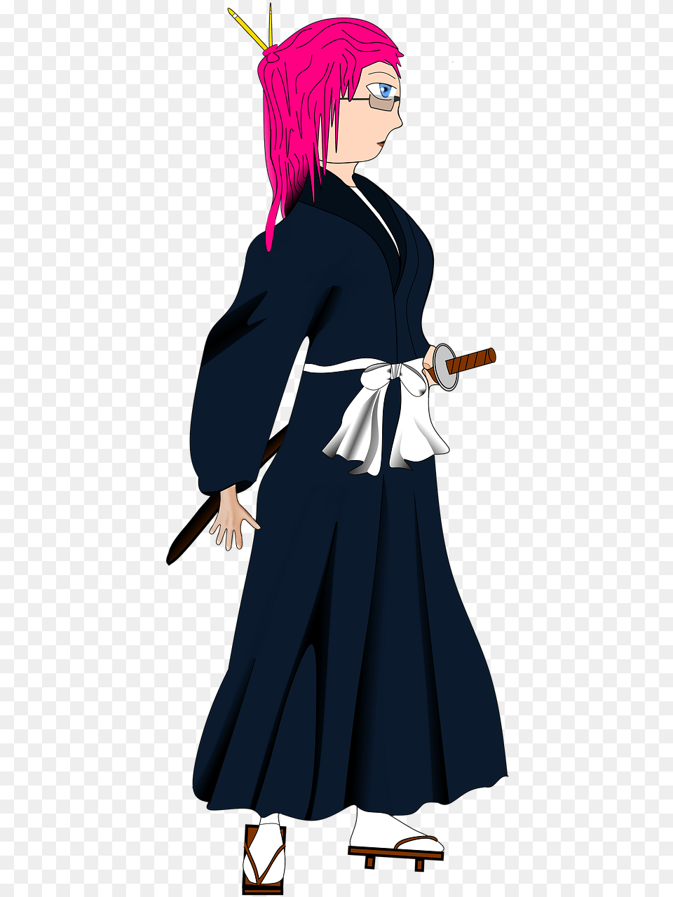 Pink Samurai Hair, Adult, Publication, Person, Female Free Png