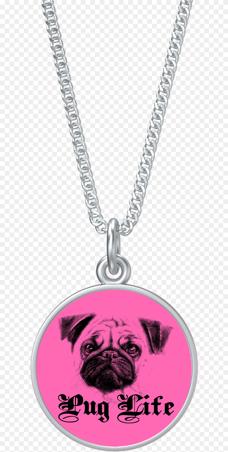 Pink Sapphire Platinum Necklace, Accessories, Jewelry, Animal, Canine Free Png Download