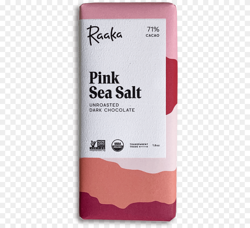 Pink Sea Salt Chocolate Bar Bar Soap, Book, Publication, Diary, Electronics Free Transparent Png
