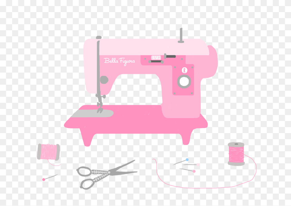 Pink Sewing Machine Transparent, Appliance, Device, Electrical Device, Sewing Machine Png