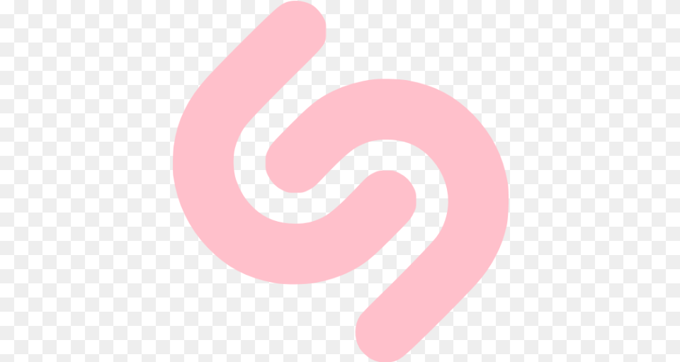 Pink Shazam Icon Pink Shazam Logo, Animal, Reptile, Snake, Text Png Image