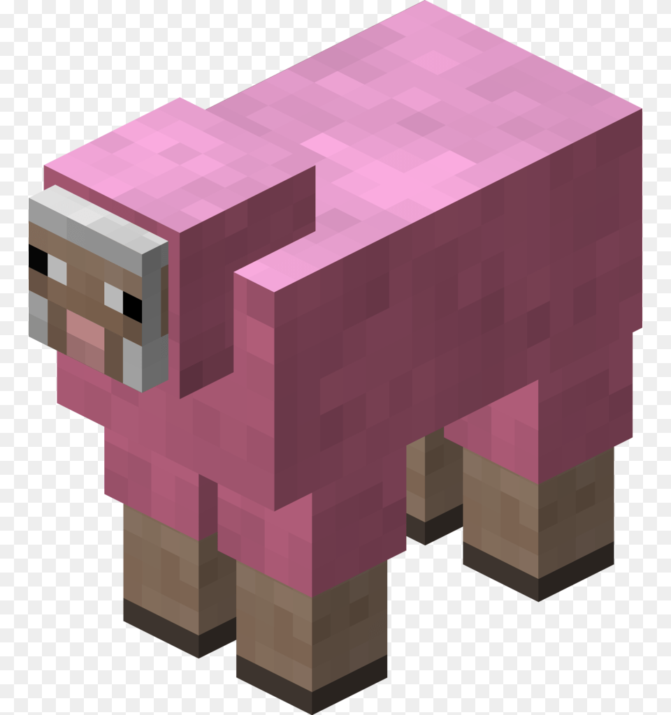 Pink Sheep Minecraft Sheep, Mailbox, Adapter, Electronics Png
