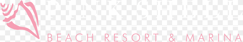 Pink Shell Resort, Text Free Png