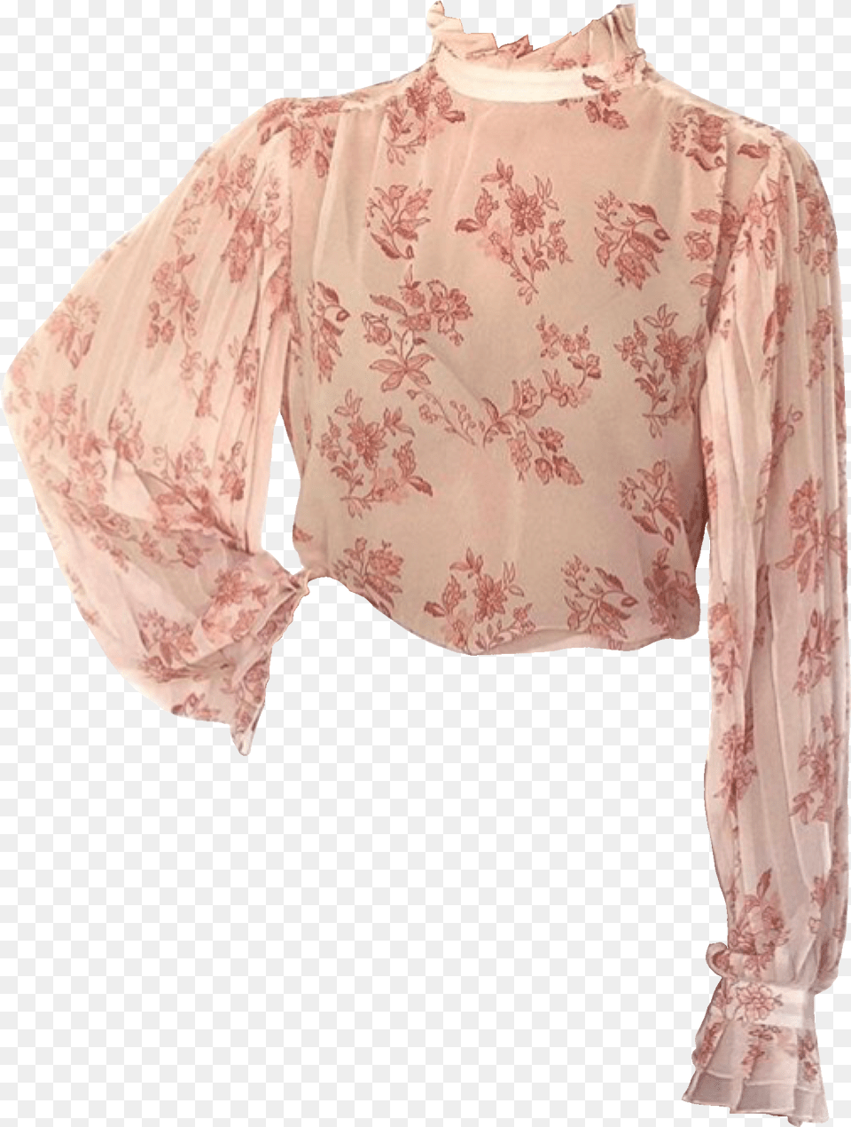 Pink Shirt, Blouse, Clothing, Long Sleeve, Sleeve Free Transparent Png