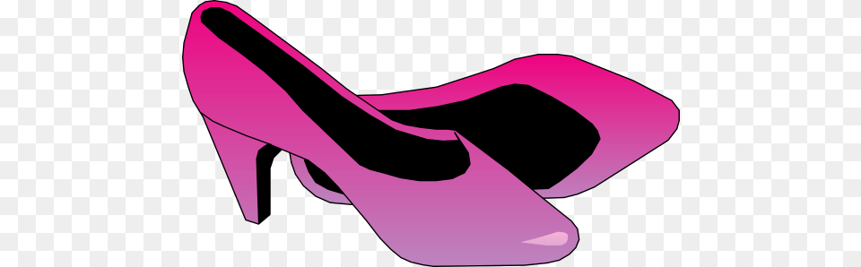 Pink Shoe Clip Art, Clothing, Footwear, High Heel, Appliance Png