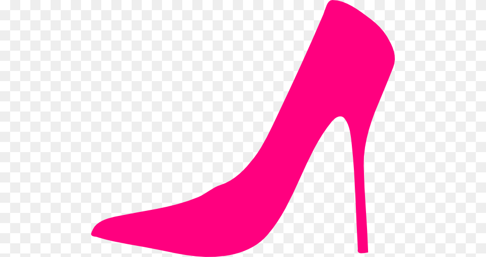 Pink Shoe Clip Art, Clothing, Footwear, High Heel, Animal Free Png Download