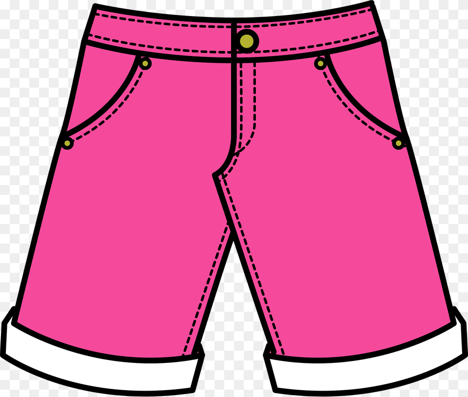 Pink Shorts Clipart, Clothing, Bow, Weapon Free Png