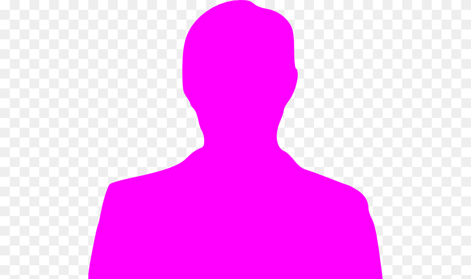 Pink Silhouette Clip Art Woman Silhouette Head And Shoulders Pink, Purple, Adult, Male, Man Free Png