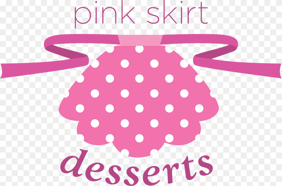 Pink Skit Desserts Logo Polka Dot, Pattern Png Image