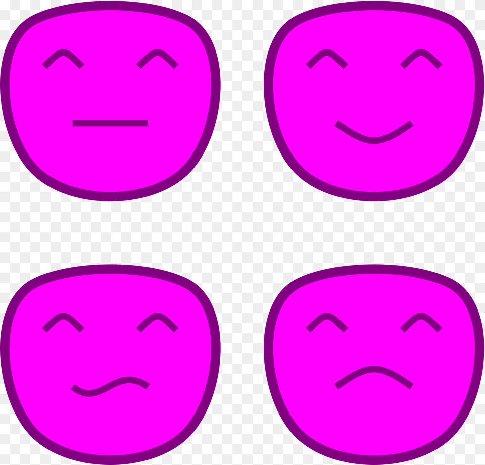 Pink Smileys Smiley, Purple, Text Png