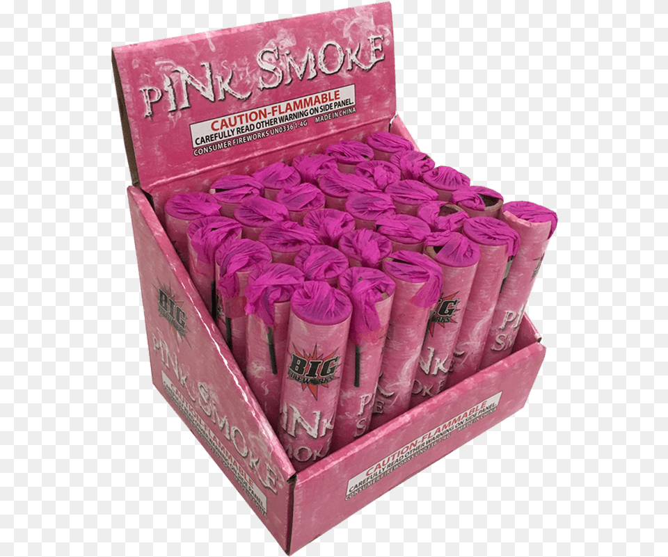 Pink Smoke Smoke Bomb, Box, Incense, Clothing, Footwear Free Png Download