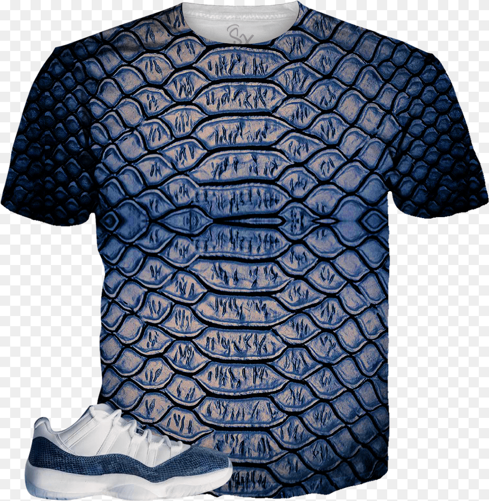 Pink Snakeskin 11s Shirt, Clothing, T-shirt, Footwear, Shoe Free Png