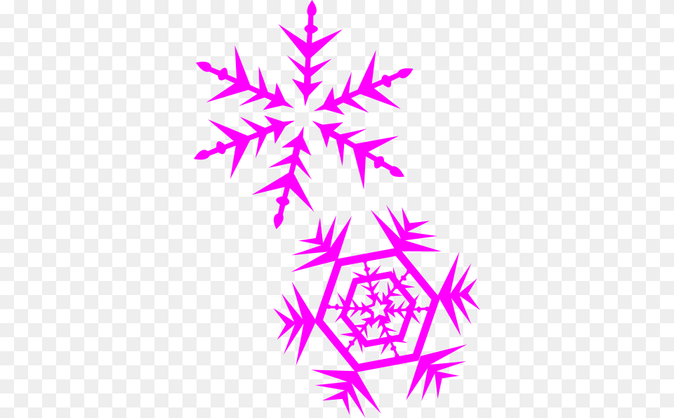 Pink Snow Clip Art Pink Snow, Nature, Outdoors, Snowflake, Pattern Png Image