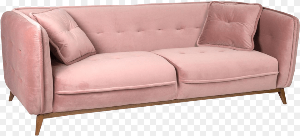 Pink Sofa Download Pink Sofa, Couch, Cushion, Furniture, Home Decor Free Png