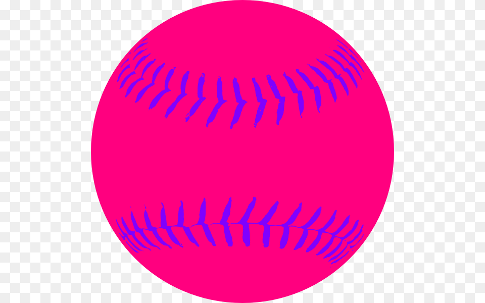 Pink Softball Clip Art, Ball, Baseball, Baseball (ball), Sport Png Image
