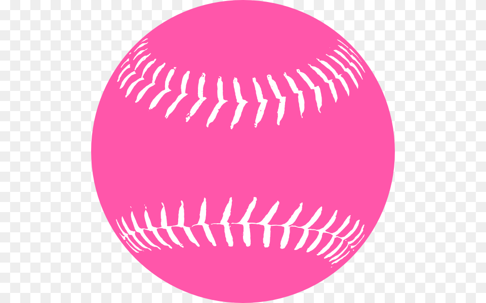 Pink Softball Clip Art At Clker Pink Softball Clipart, Ball, Baseball, Baseball (ball), Sport Free Png