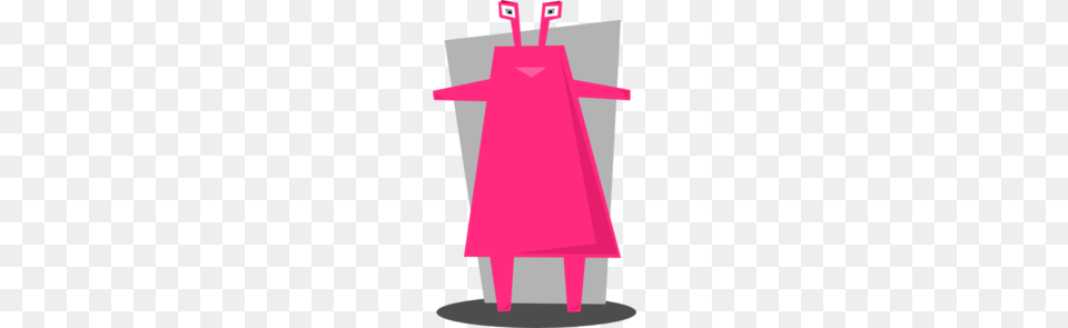 Pink Space Martian Clip Art, Clothing, Coat, Cape Png