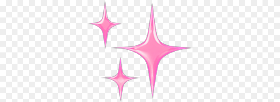 Pink Sparkles Emoji Sparkleemoji, Symbol, Star Symbol, Person Png Image