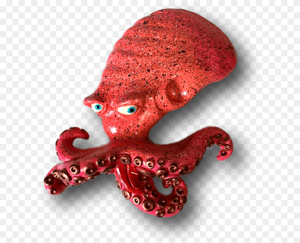 Pink Speckled Mr Octopus, Animal, Sea Life, Baby, Food Png Image