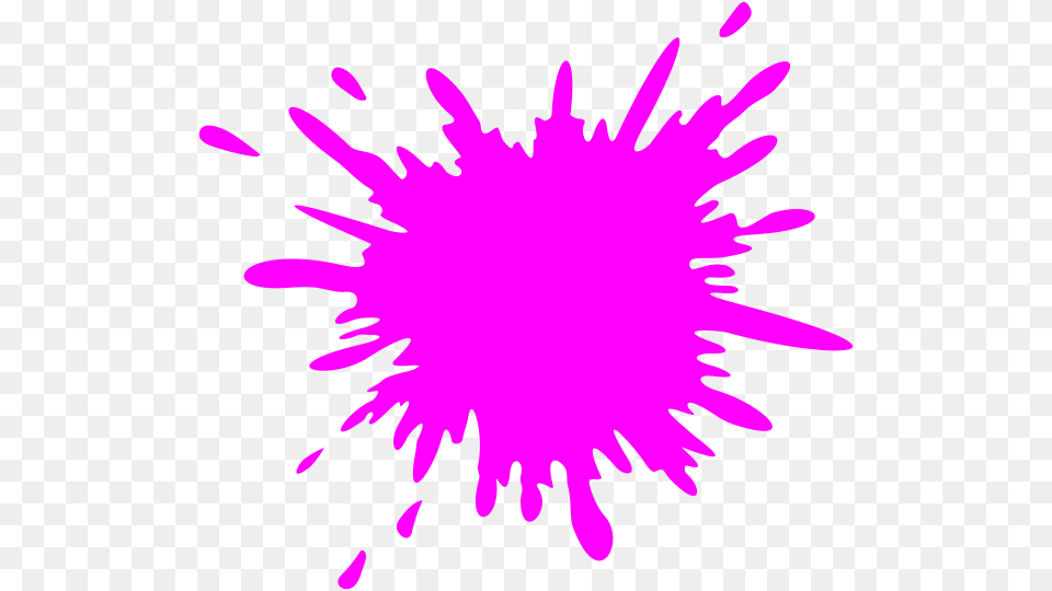 Pink Splash Clip Art, Purple, Flower, Plant, Daisy Free Png Download
