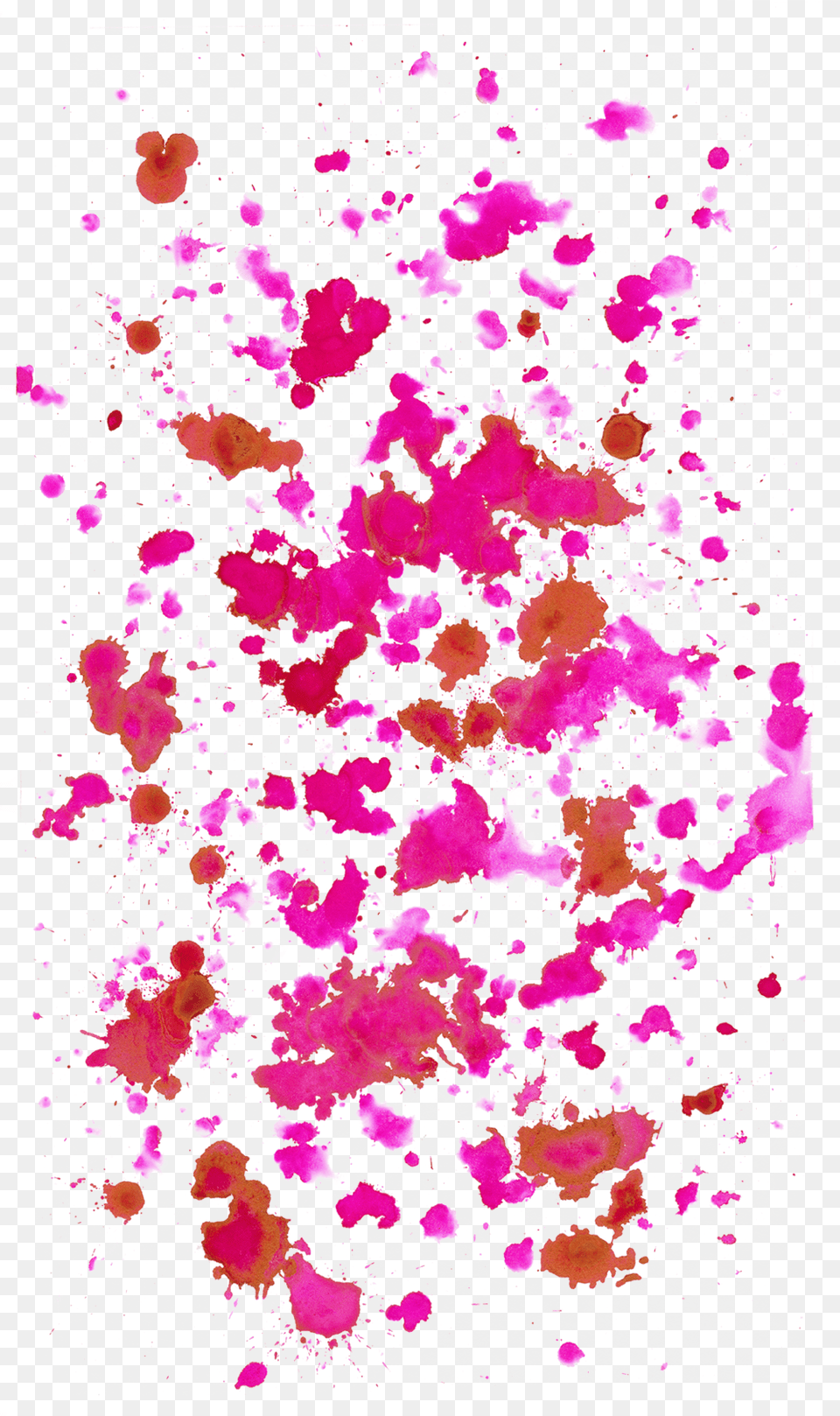 Pink Splatter, Stain, Paper, Plant Free Png