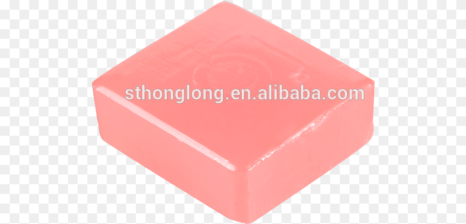 Pink Square Soap With Embossed Logo Box Full Plywood, Brick, Rubber Eraser Png Image