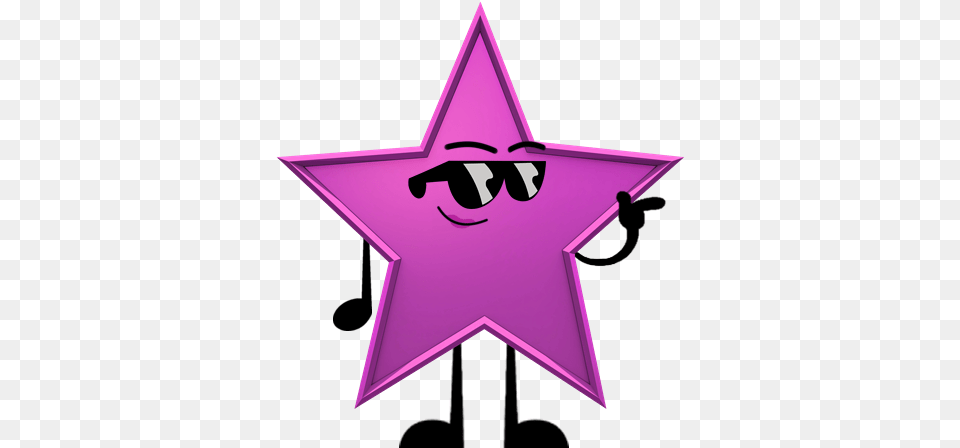 Pink Star Bfdi Pink Star, Star Symbol, Symbol, Animal, Fish Free Png