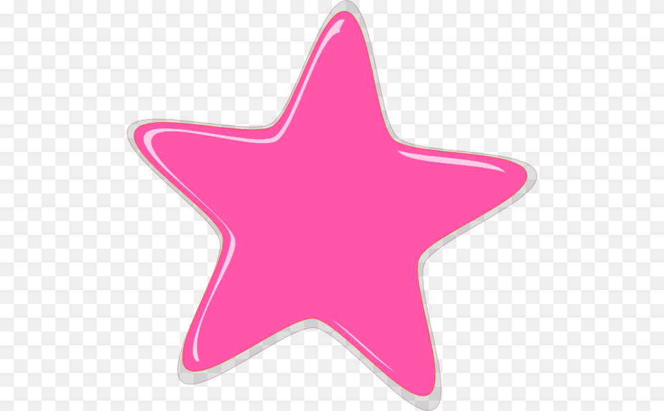 Pink Star Clipart, Star Symbol, Symbol, Bow, Weapon Png Image