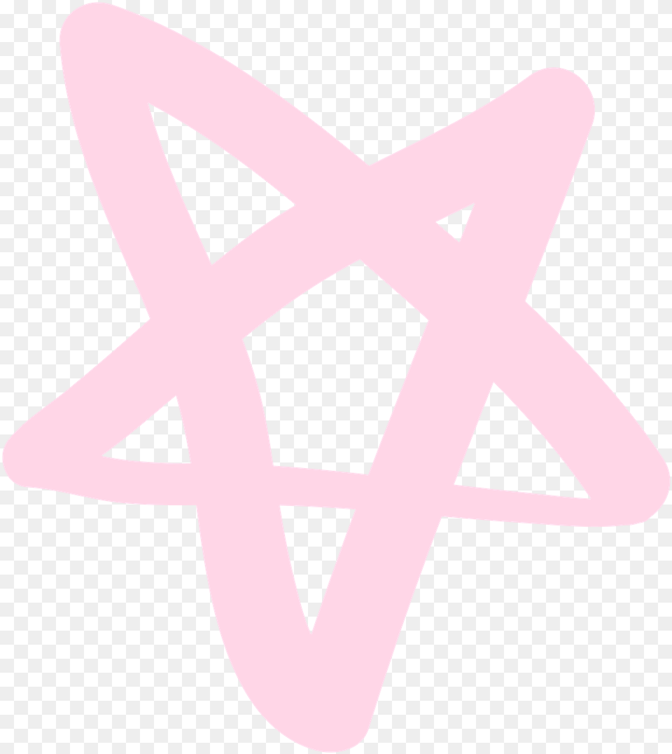 Pink Star Folder Decal, Star Symbol, Symbol Free Png Download