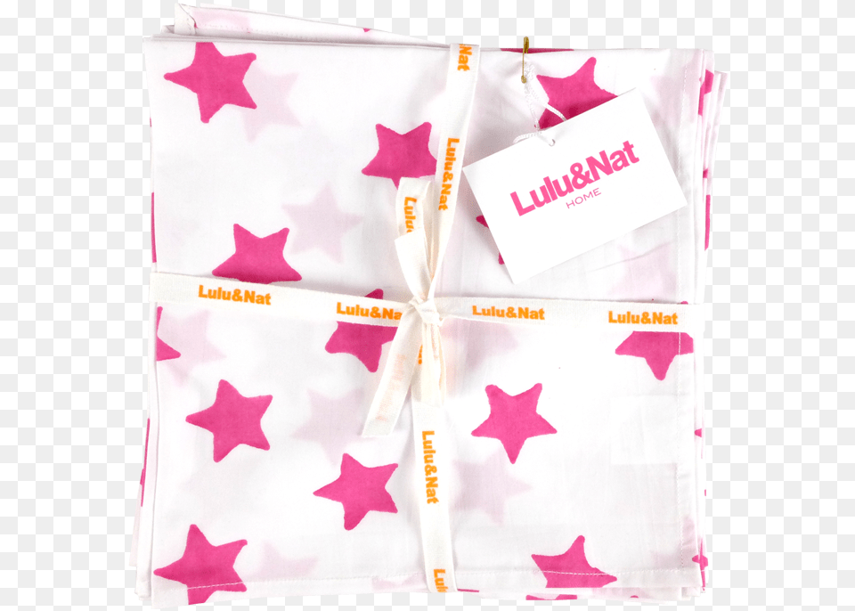 Pink Star Napkins Black And White Seamless Pattern Stars Free Png Download