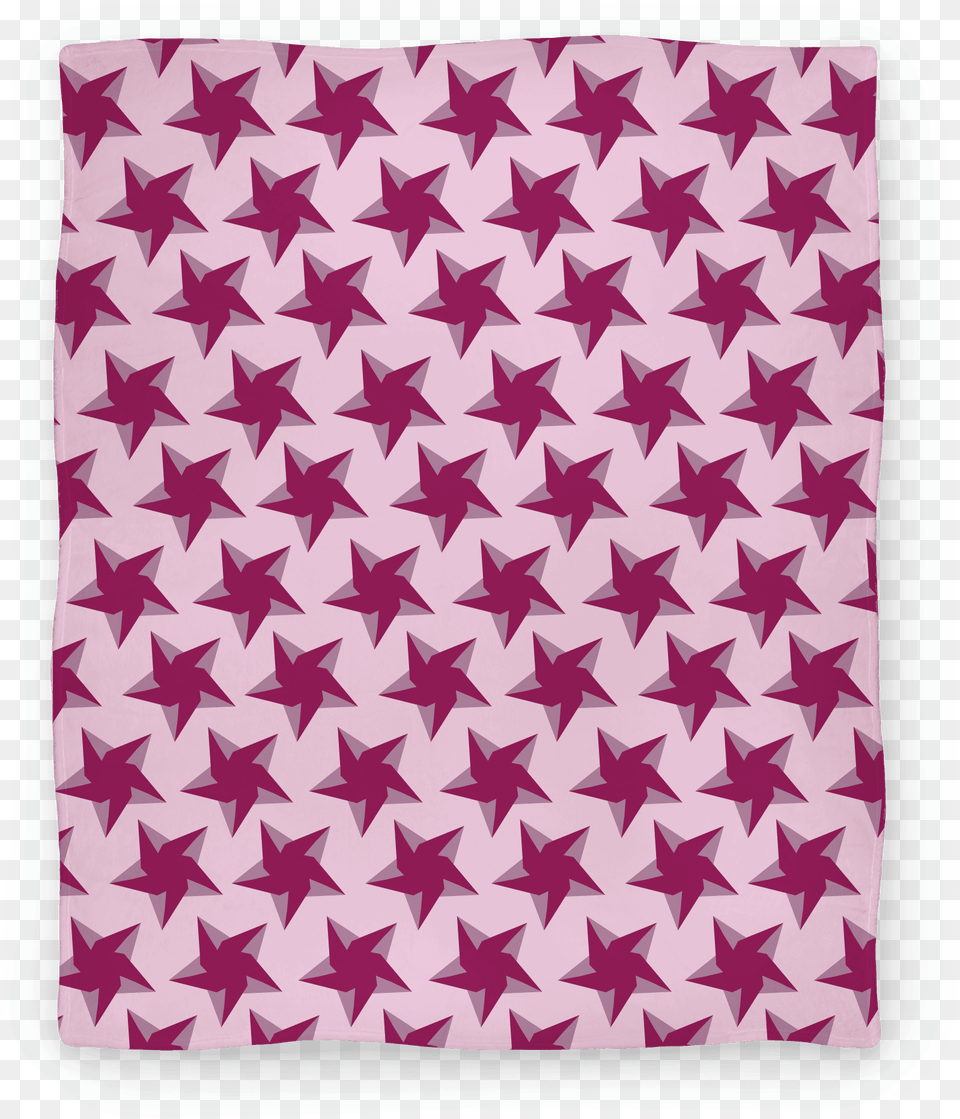 Pink Star Pattern Blankets Handbag, Flag, Home Decor, Cushion, Quilt Png Image