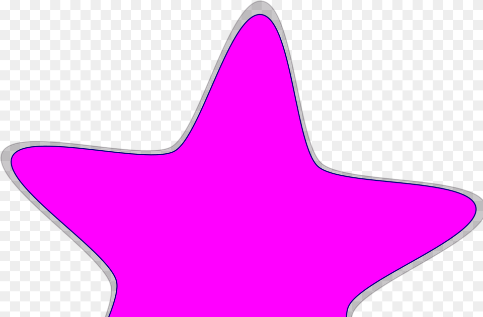Pink Star Svg Vector Clip Art Svg Clipart Girly, Purple, Star Symbol, Symbol, Lighting Free Png