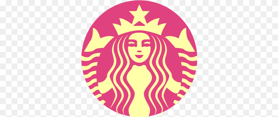 Pink Starbucks Logo Starbucks New Logo 2011, Badge, Symbol, Face, Head Free Transparent Png