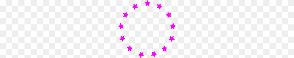 Pink Stars In A Circle, Star Symbol, Symbol, Blackboard Free Png