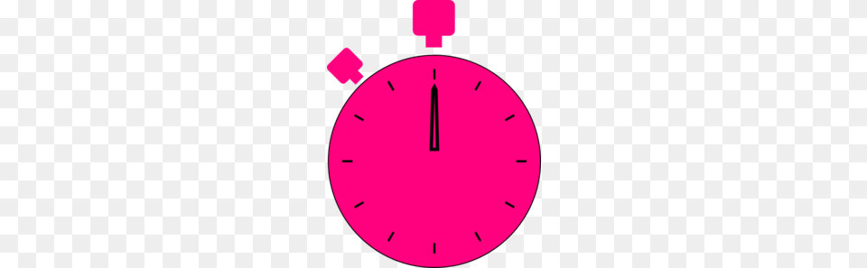 Pink Stop Watch Clip Art, Disk Free Png Download