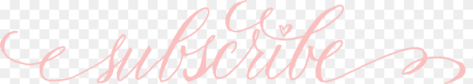 Pink Subscribe, Handwriting, Text Png