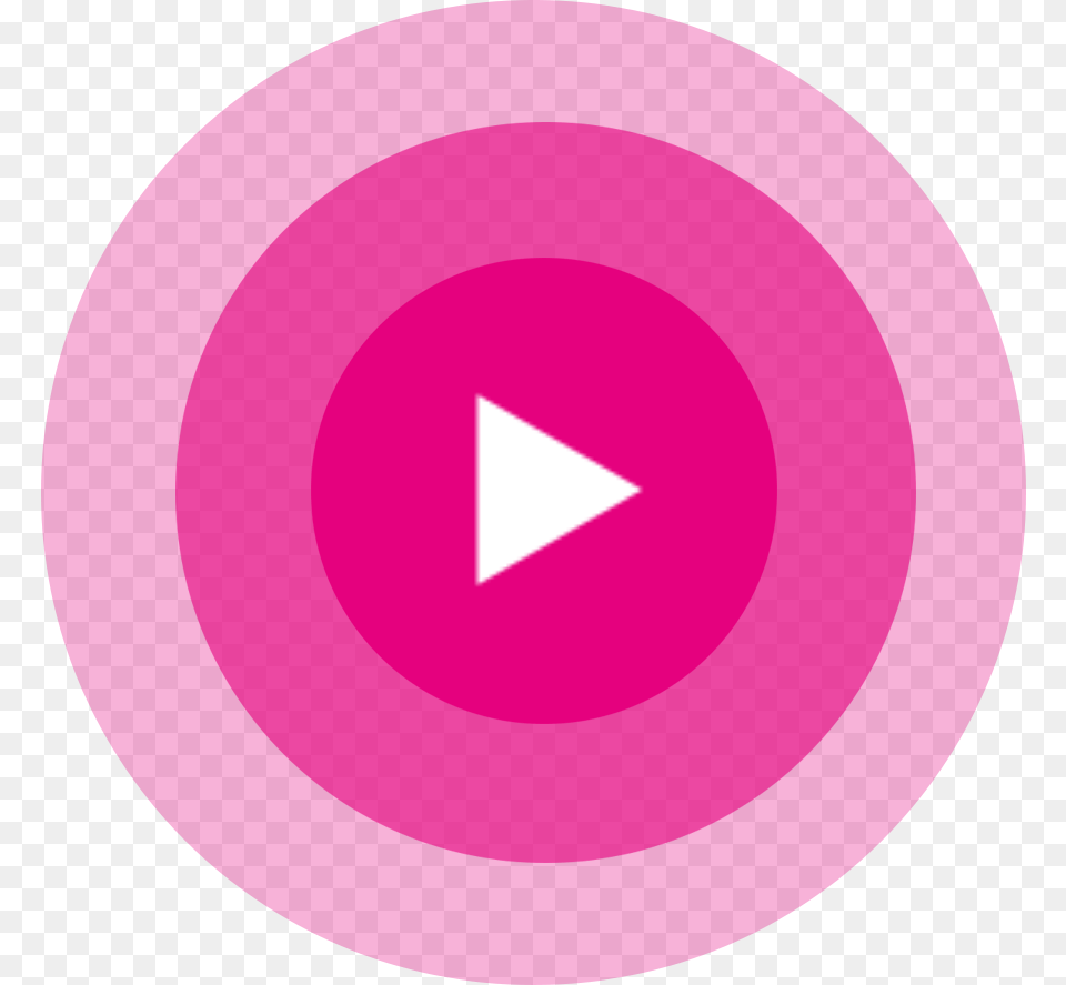 Pink Subscribe Button Praia De Patos, Triangle Free Png