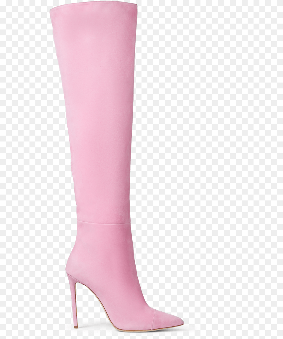 Pink Suede Over The Knee Boots 36 Basic Pump, Clothing, Footwear, High Heel, Shoe Free Png Download