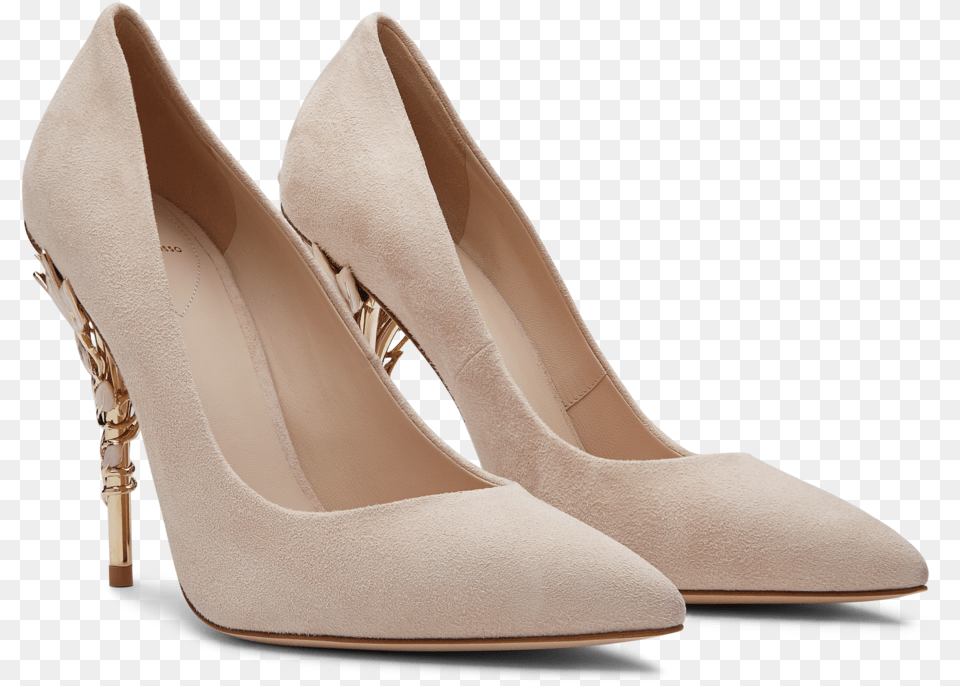 Pink Suede With Enamelled Rose Gold Leavesquotdata Srcquotcdn Basic Pump, Clothing, Footwear, High Heel, Shoe Free Png