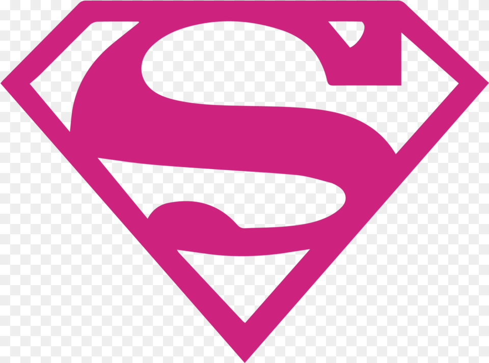 Pink Superman Logos Superman Logo Background, Symbol Free Png