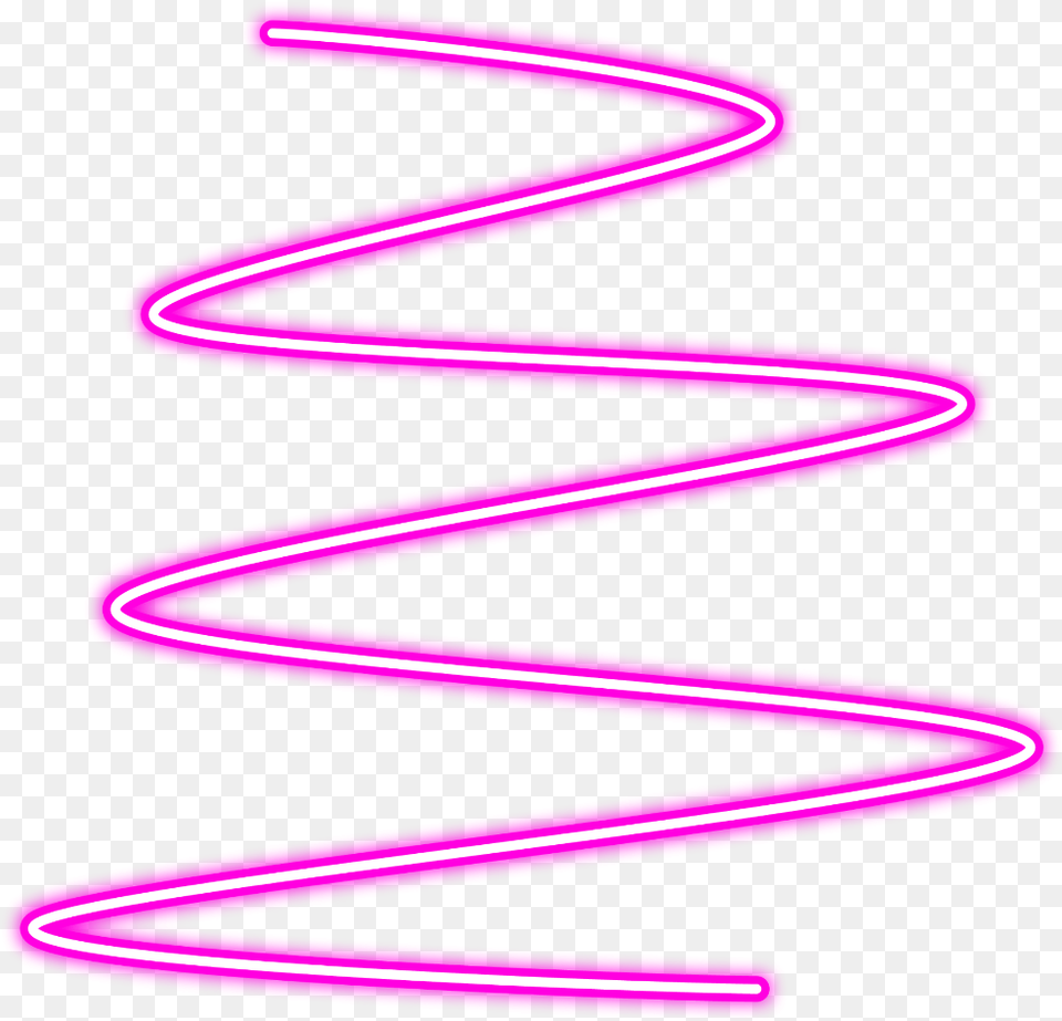 Pink Swirl Pretty Design Effect Cool Overlay Neon Line Pink, Coil, Light, Spiral Free Png