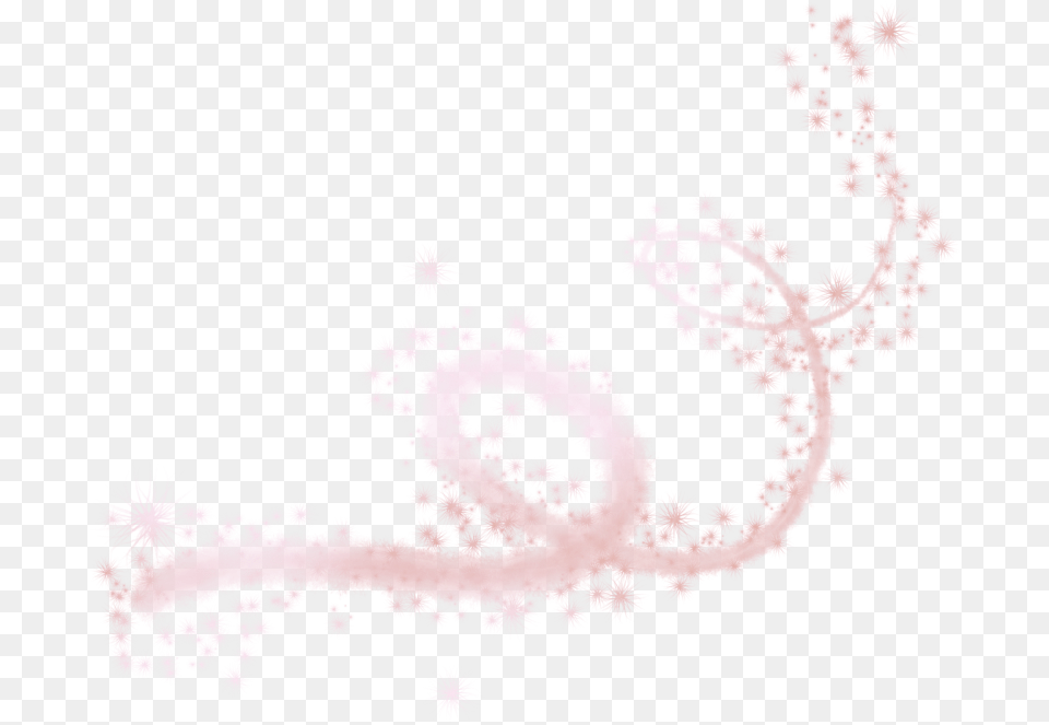 Pink Swirl Spiral Stars Sparkle Sparkles Motif, Art, Pattern, Floral Design, Graphics Png Image