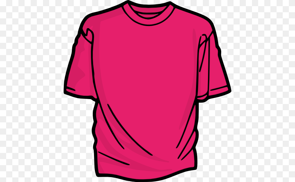 Pink T Shirt Clip Art, Clothing, T-shirt Free Transparent Png